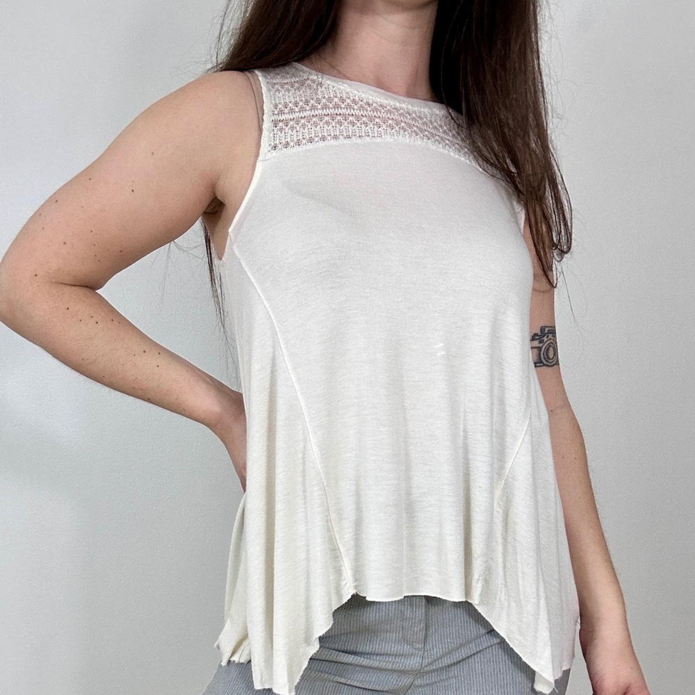 *American Eagle Outfitters White Tank Top